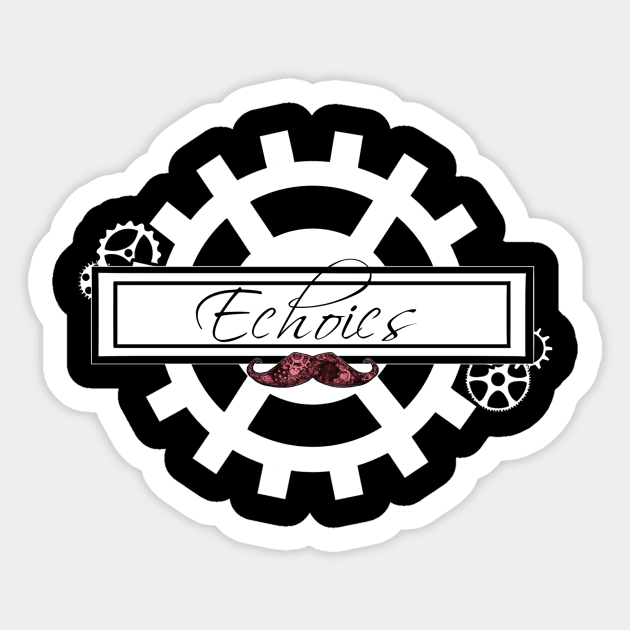 Echoics Simple Gears Sticker by Echoics